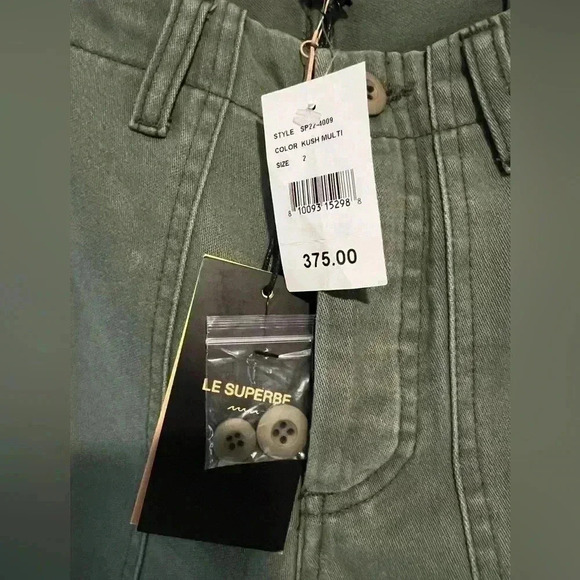 Le Superbe Kush Amalgram Pant Cargo Utility Army Green Size 2 NWT - Picture 4 of 10